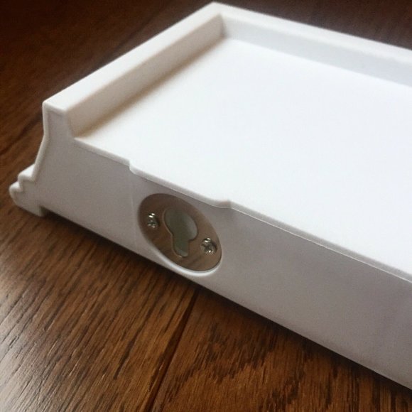 3 Small White Shelves Floating Mini Plastic Decor Holds 5 lbs Each 9x4” - Picture 7 of 12